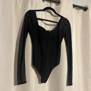 Abercrombie & Fitch Black V-Neck Top